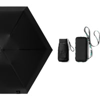 Cased UPF 50+ Compact Mini Flat Travel Umbrella