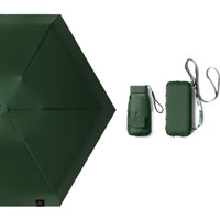 Cased UPF 50+ Compact Mini Flat Travel Umbrella