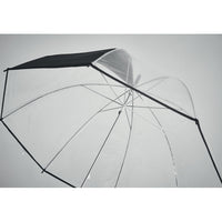 Clear POE Umbrella with Printable Panel | 83cm Manual Open Dome Umbrella | MOQ 12pcs