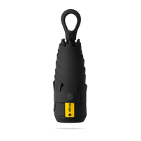 New UPF 50+ Compact Travel Umbrella - Carabiner Hook | Sun &amp; Rain Protection | 93cm Canopy | 217g