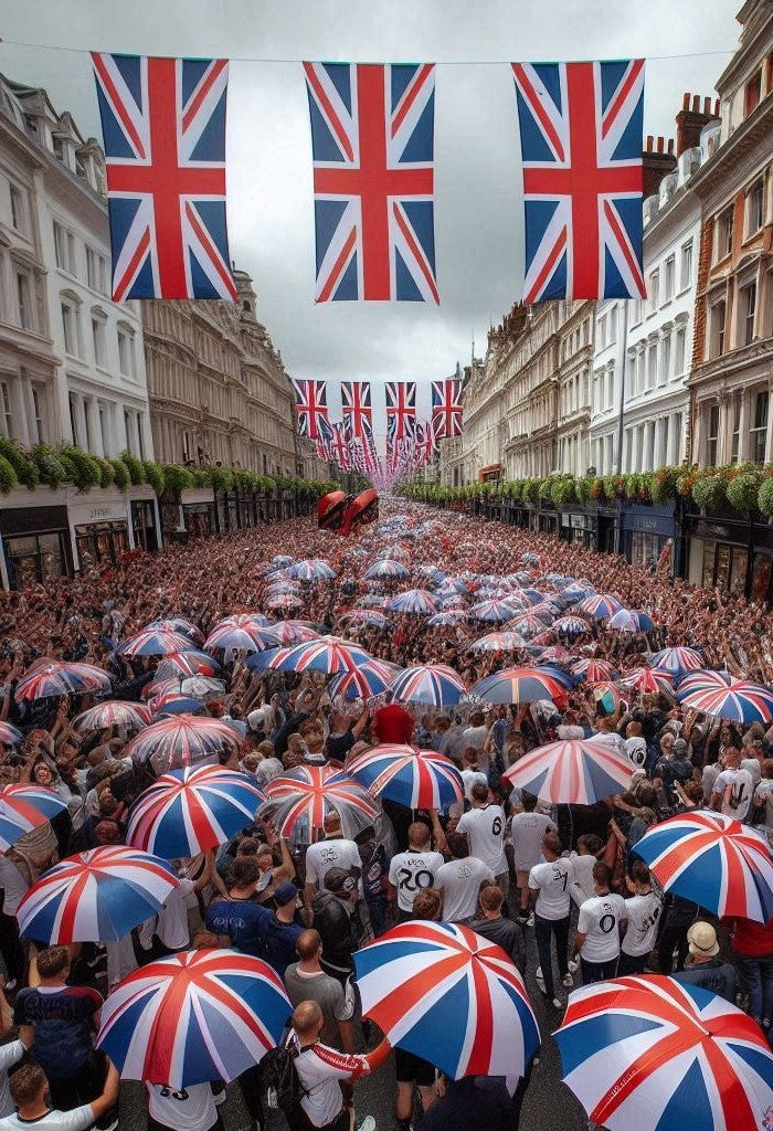 union flag golf umbrellas England