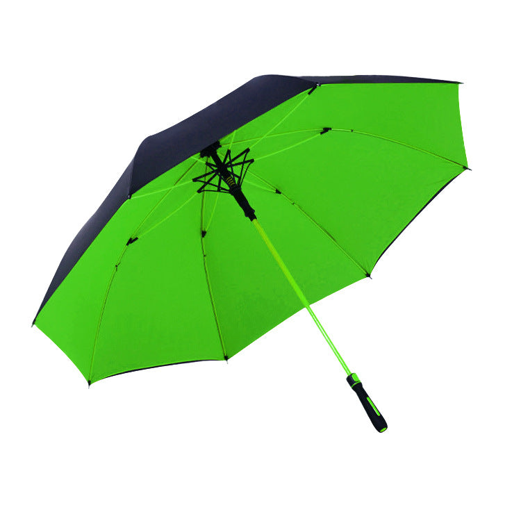 F-SPORT Fibreglass  Auto Windproof Golf Umbrella- Double Canopy