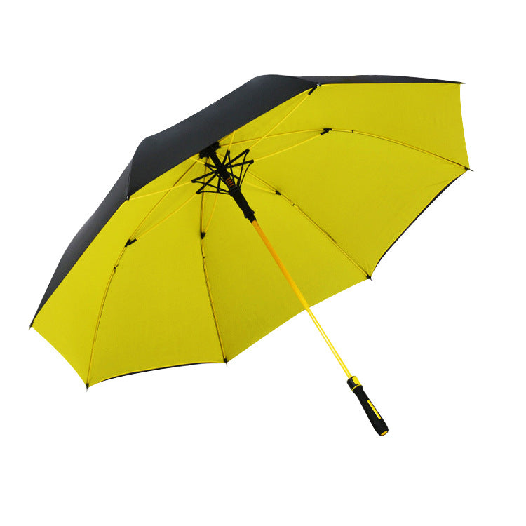 F-SPORT Fibreglass  Auto Windproof Golf Umbrella- Double Canopy