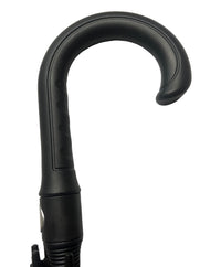 The Zeta Pro Auto Large City Walking Length Umbrella - Black - Umbrellaworld