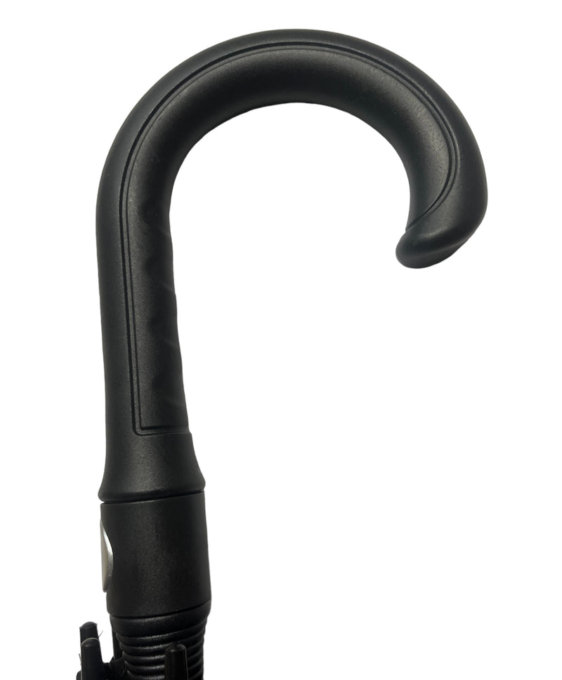 The Zeta Pro Auto Large City Walking Length Umbrella - Black - Umbrellaworld