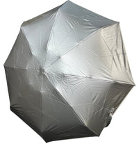 UW UPF50+ Silver Reflective Compact Travel Umbrella