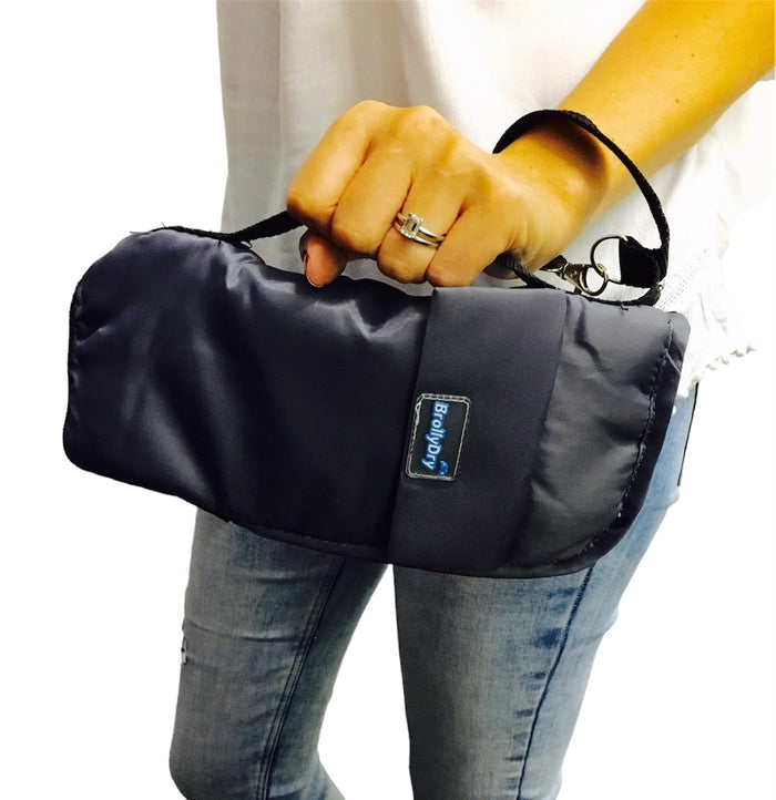 BrollyDry Folding Umbrella Case - New Colours - Grey / Blue - Umbrellaworld