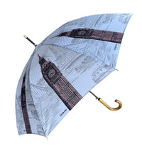 StormKing Auto Walking City Umbrella - London Black And White