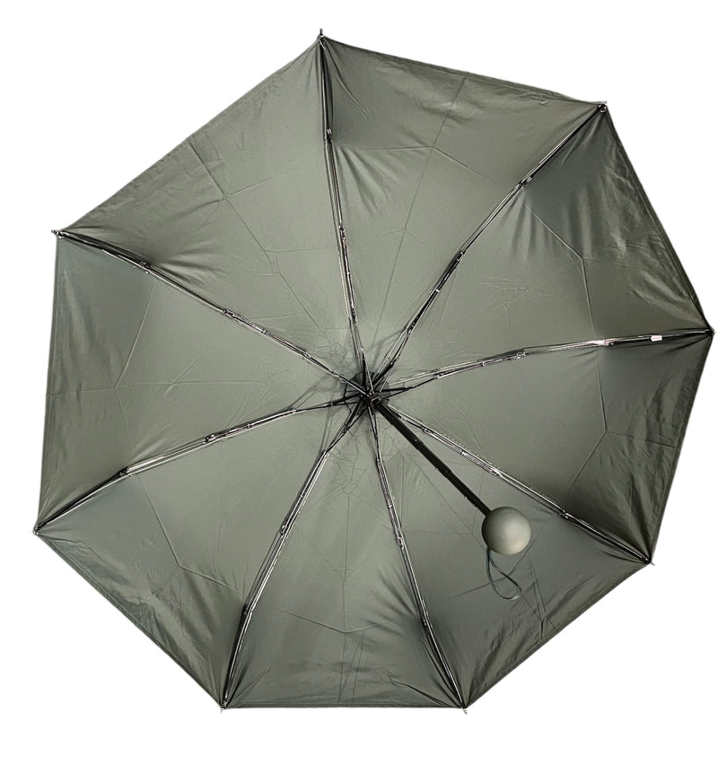 UW UPF50+ Silver Reflective Compact Travel Umbrella