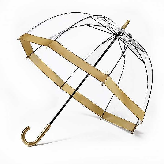 Fulton Birdcage Clear Dome Umbrella