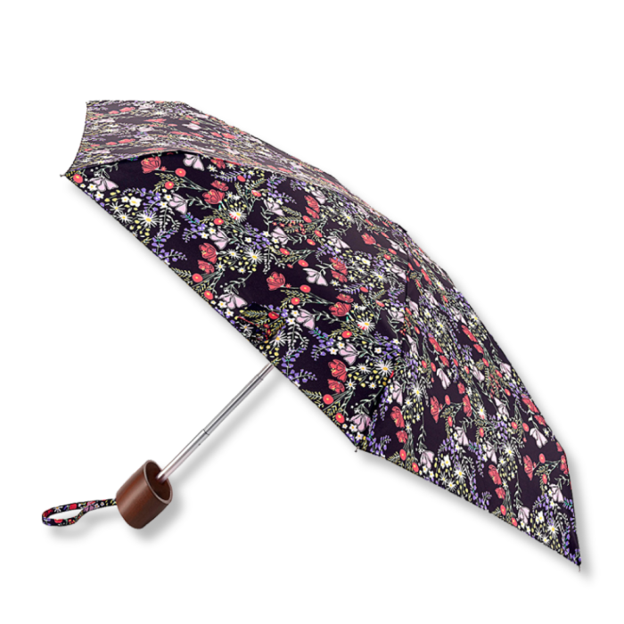 Fulton 'Tiny' Compact Folding Umbrella - Meadow Fields