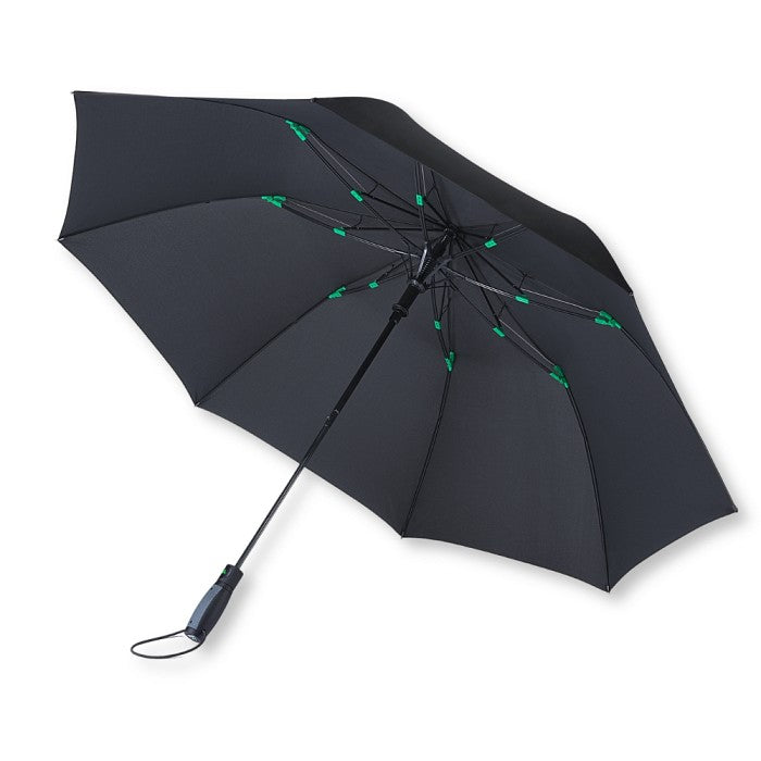 Fulton Performance 'Vortex' Golf Size Folding Umbrella - Black