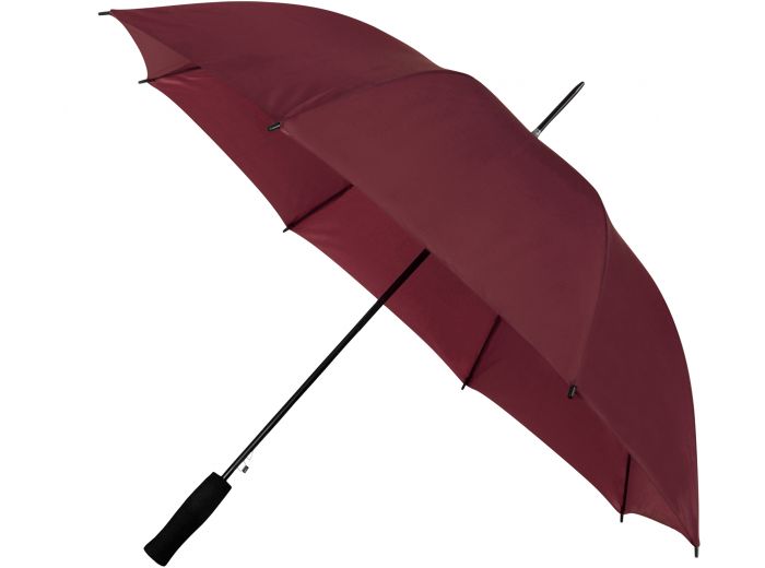 Mid Sized Golf Umbrella With EVA Handle - Burgundy - Umbrellaworld