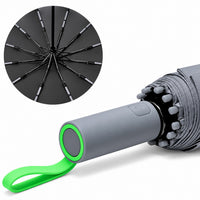 UPF 50+ Auto Umbrella | Sun & Rain Protection | 105cm Canopy | 12 Rib Windproof Frame
