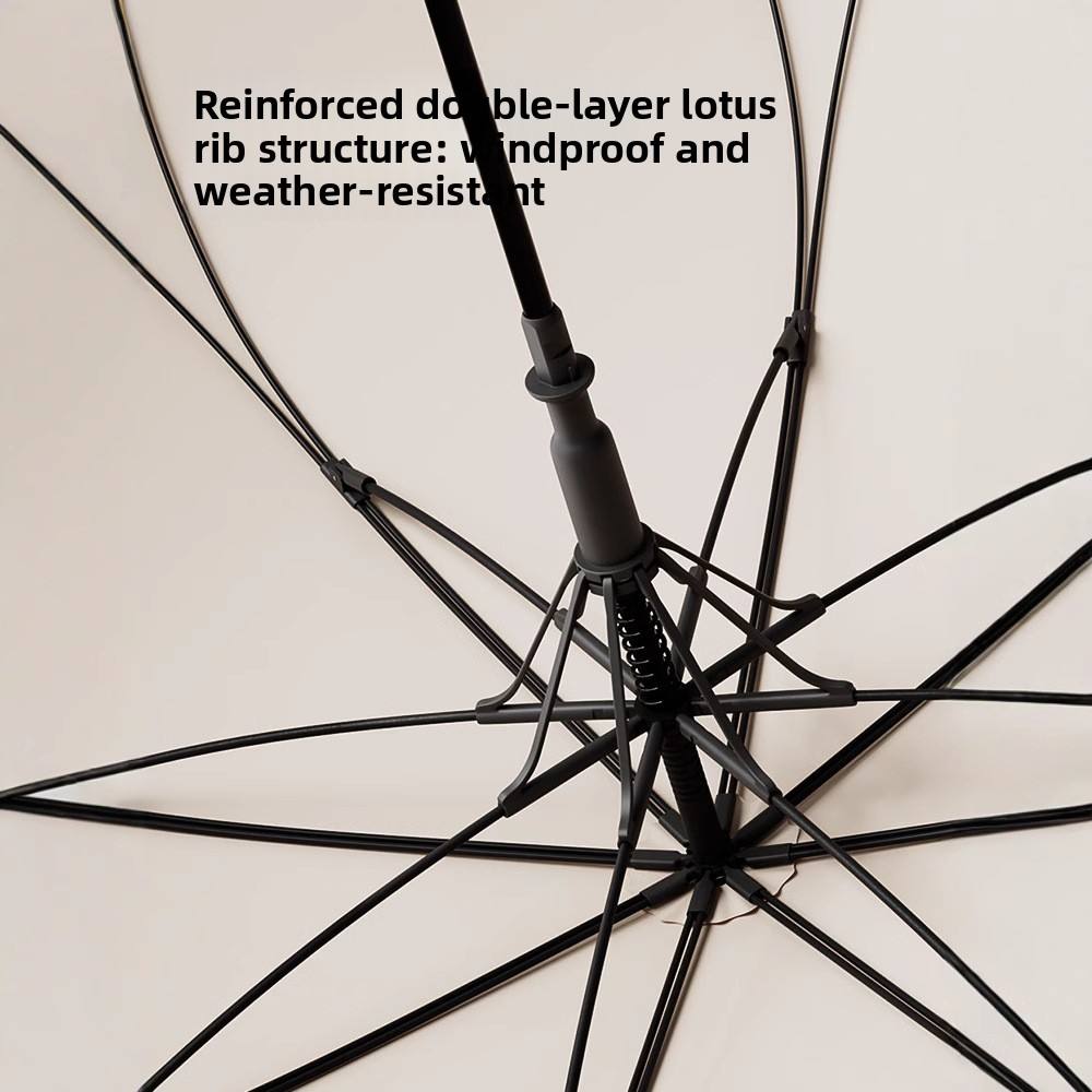 One Piece Canopy Auto Walking Umbrella | Fashion Colours | Fibreglass Frame | 105cm Canopy