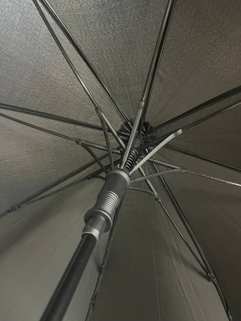The Zeta Pro Auto Large City Walking Length Umbrella - Black - Umbrellaworld