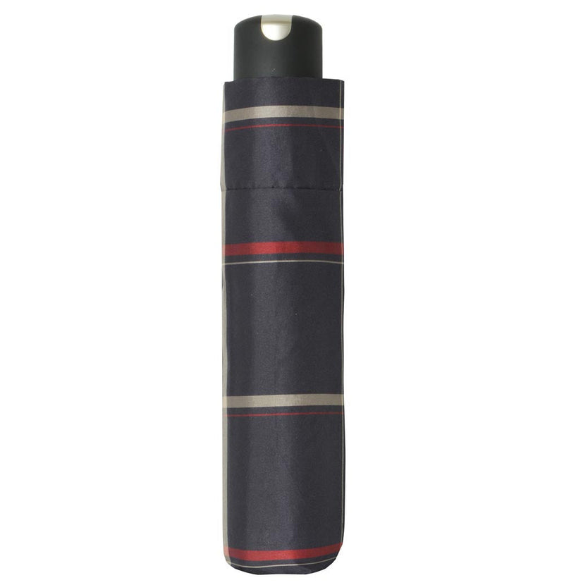 Carbon Steel Magic AOC Folding Umbrella - Karo Check Beige