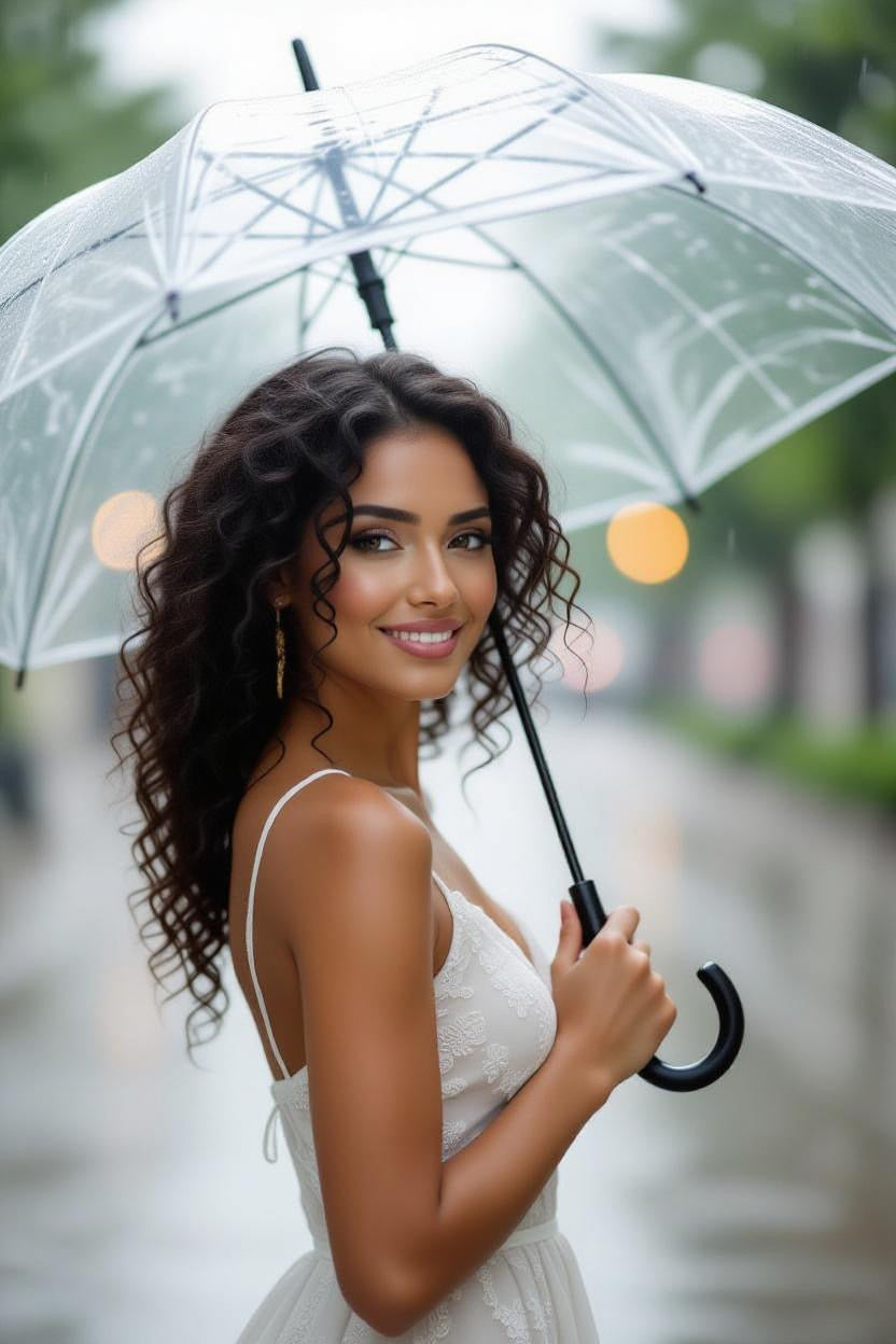 Clear Dome 'Clearview' Walking Umbrella