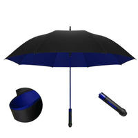 F-SPORT Fibreglass  Auto Windproof Golf Umbrella- Double Canopy