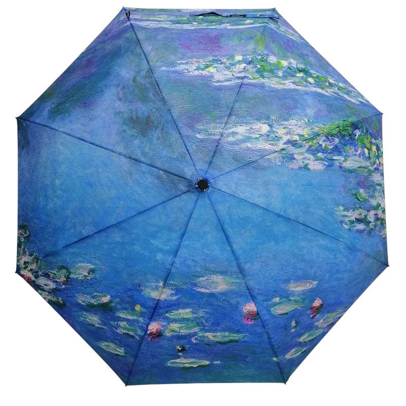 StormKing Auto Folding Artist Umbrella - Monet Water Lillies