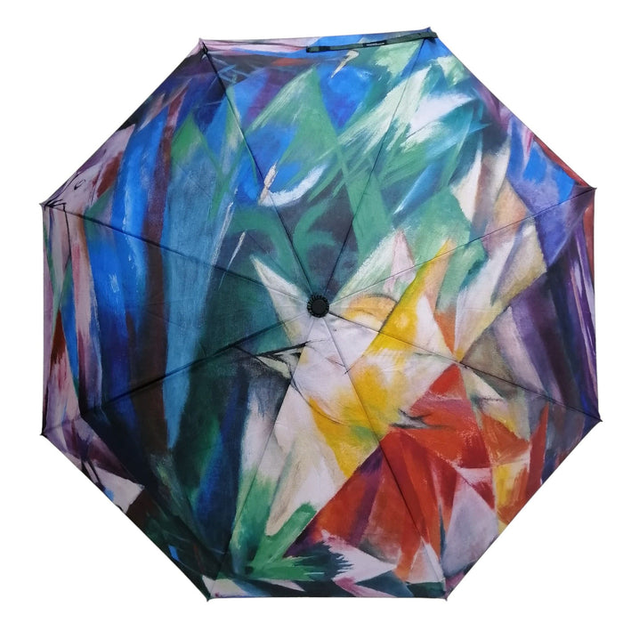 StormKing Auto Folding Artist Umbrella - Franz Marc Birds
