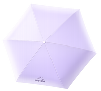 UW UPF 50+ Mini Compact Travel Umbrella - Two Tone
