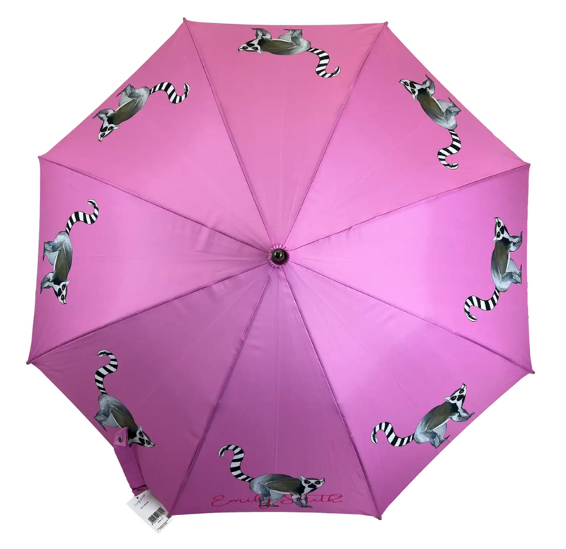Emily Smith Designs - Walking Umbrella - Livvy - Lemur - Umbrellaworld