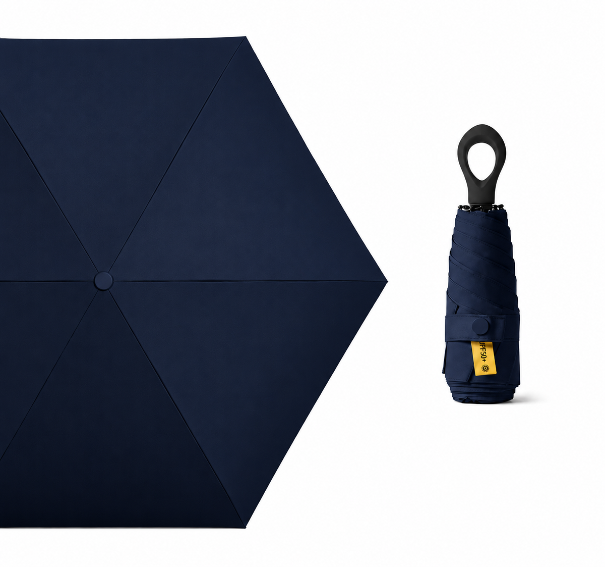 UW UPF 50+ Compact Travel Umbrella - Loop Hook