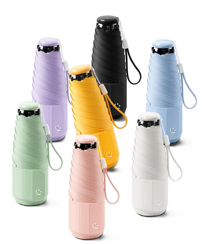 UW UPF 50+ Mini Compact Travel Umbrella - Rain or Shine