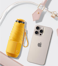 UW UPF 50+ Mini Compact Travel Umbrella - Rain or Shine