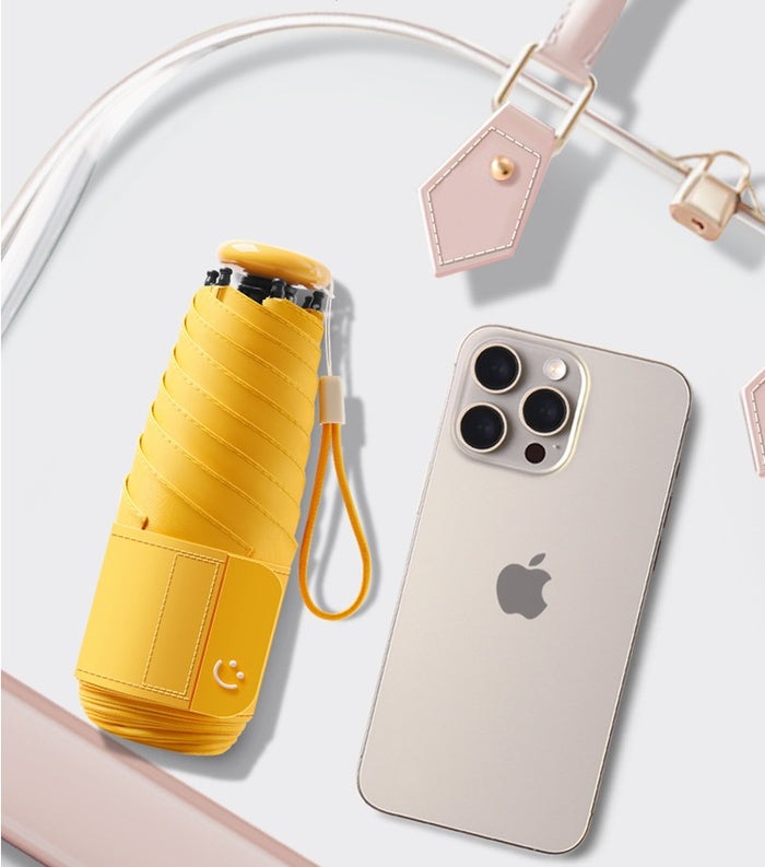 UW UPF 50+ Mini Compact Travel Umbrella - Rain or Shine