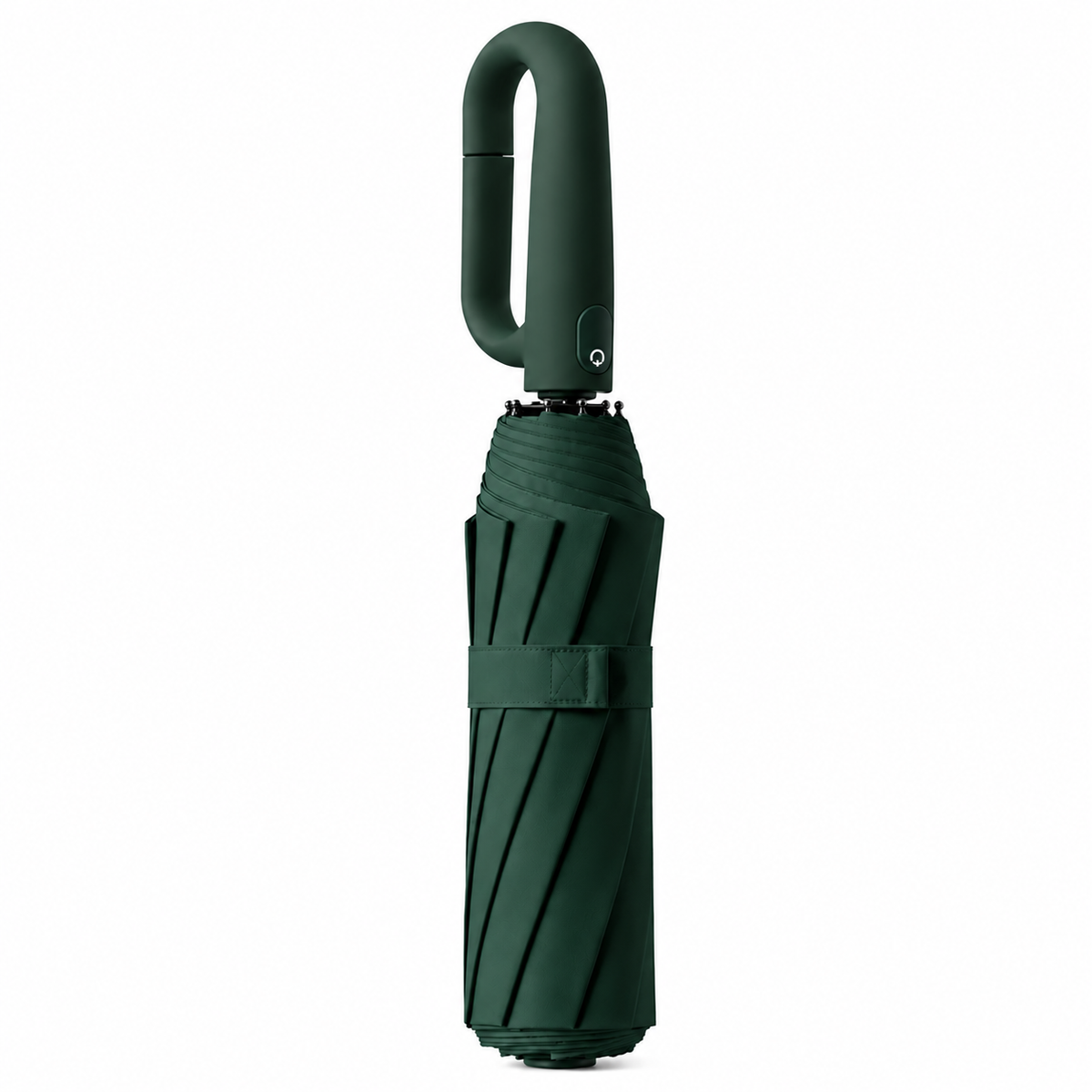 UPF 50+ Auto Umbrella | Sun & Rain Protection | Twist Carabiner Handle | 10 Rib Frame