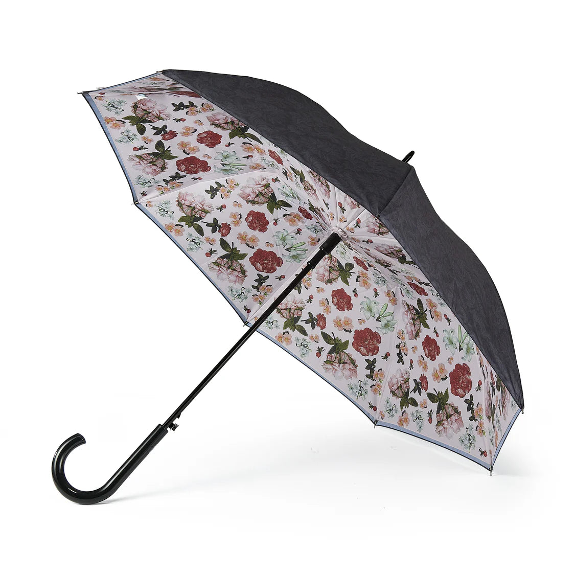National Gallery x Fulton Bloomsbury Walking Umbrella - Blushed Blooms - Umbrella World