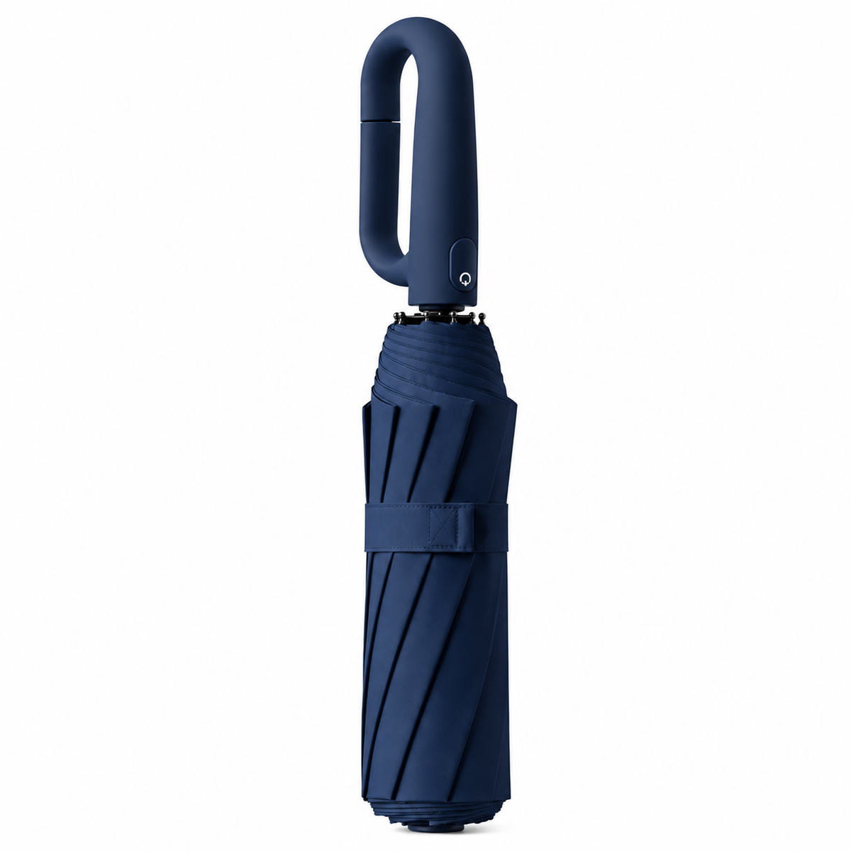 UPF 50+ Auto Umbrella | Sun & Rain Protection | Twist Carabiner Handle | 10 Rib Frame