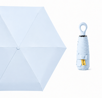 UW UPF 50+ Compact Travel Umbrella - Loop Hook