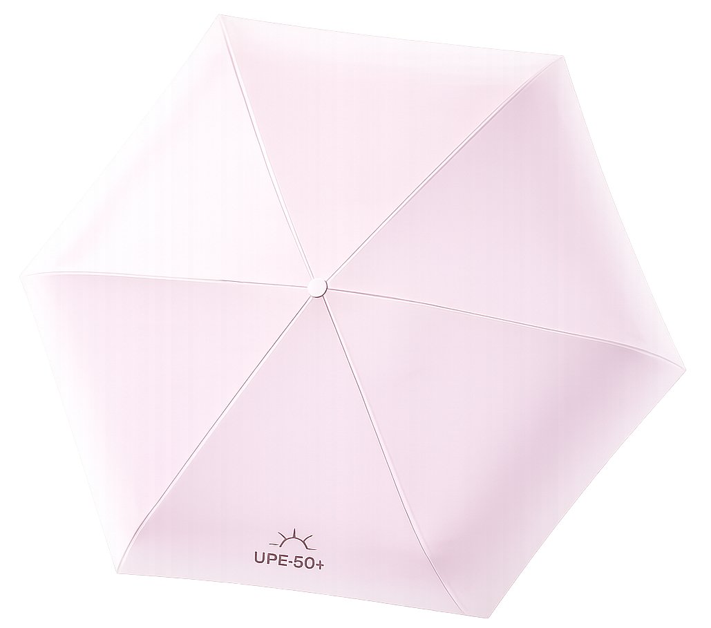 UW UPF 50+ Mini Compact Travel Umbrella - Two Tone