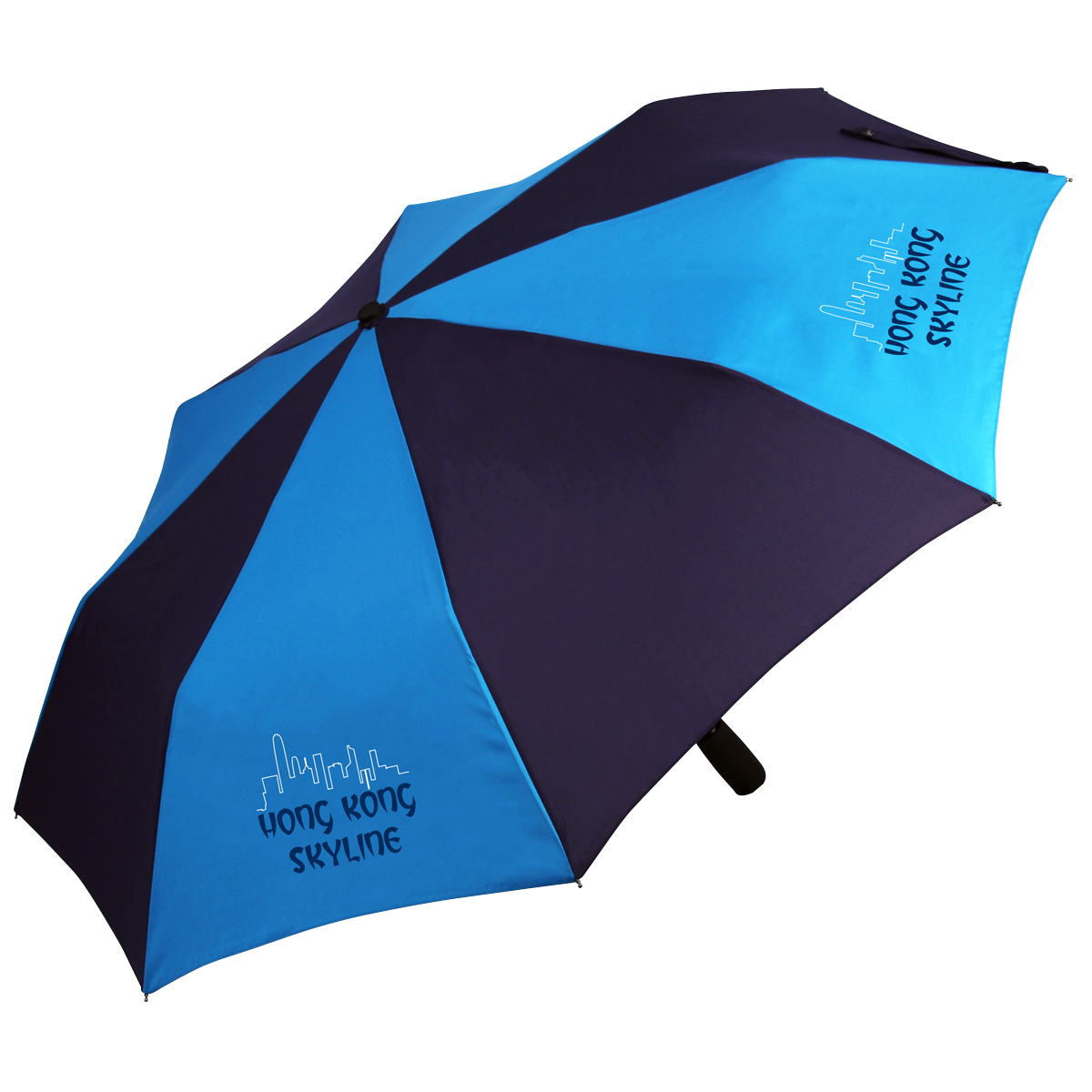 Promo-Matic Deluxe Folding Umbrella - Promotional Advertising Umbrella - Umbrellaworld