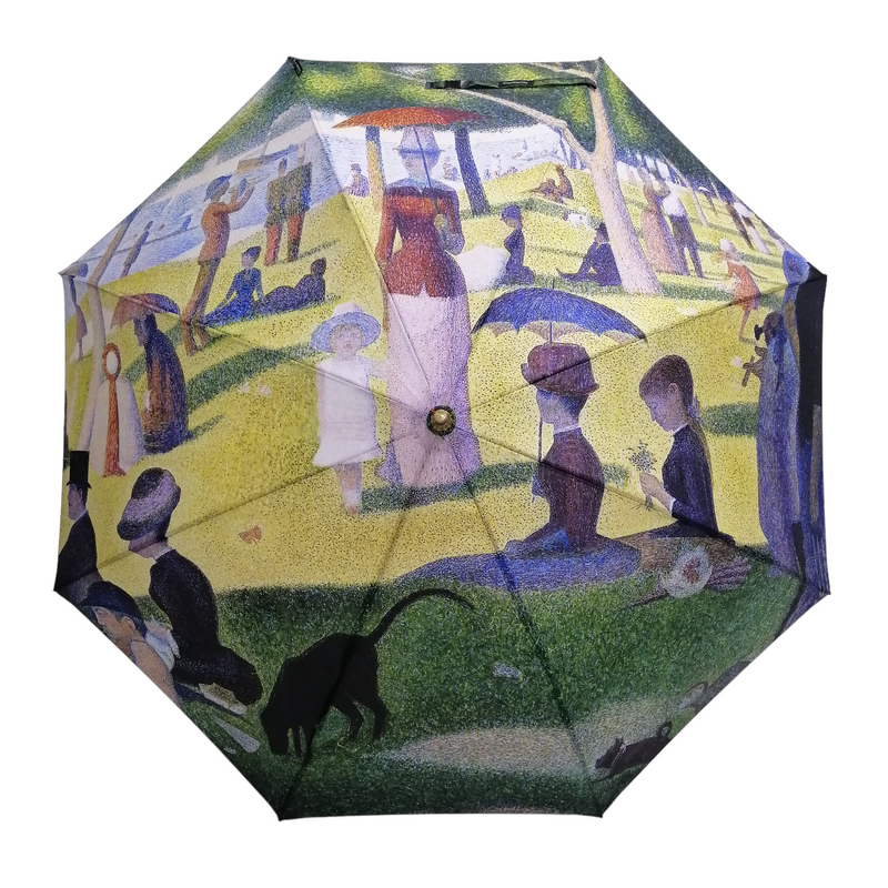 StormKing Auto Walking Artist Umbrella - Seurat La Grande Jatte