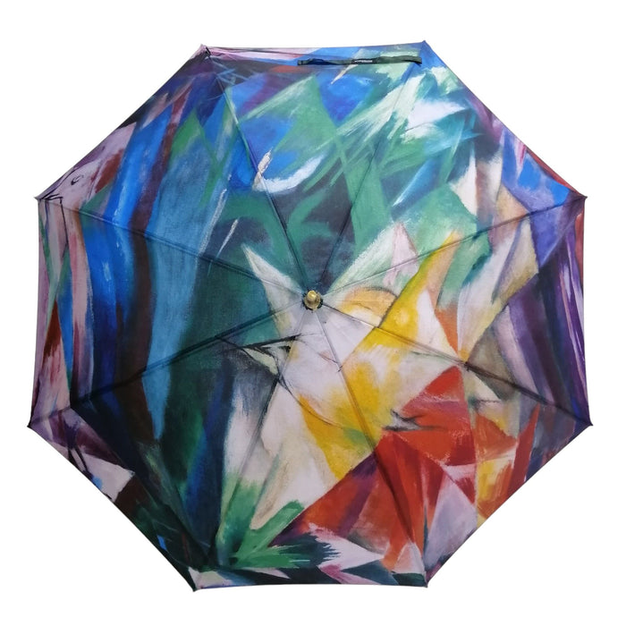 StormKing Auto Walking Artist Umbrella - Franz Marc Birds