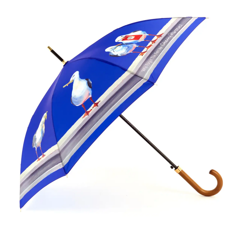 Cherry Parsons - Auto Walking Umbrella - Who Forgot The Fish - Seagulls