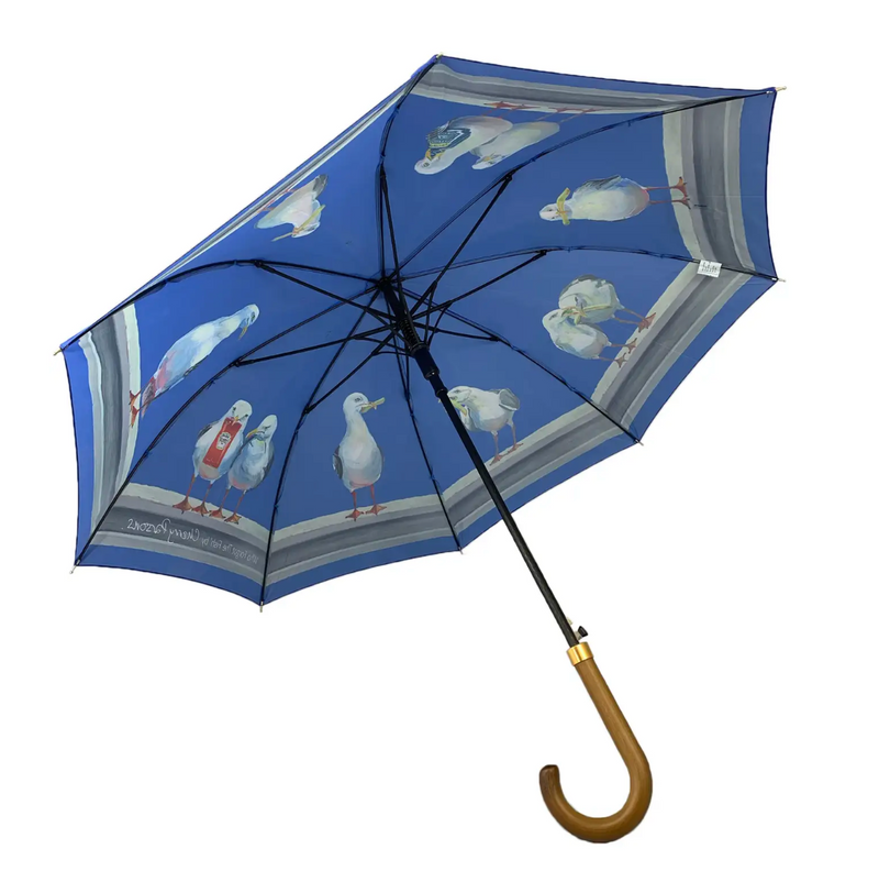 Cherry Parsons - Auto Walking Umbrella - Who Forgot The Fish - Seagulls
