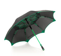 Fulton Performance Titan Golf Umbrella - Black | Supersize 136cm Span | Windproof Vented Canopy