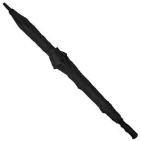 Fibreglass Auto Vented Windproof Golf Umbrella - Black