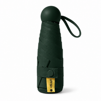 UW UPF 50+ Compact Travel Umbrella | Sun &amp; Rain Protection | 93cm Canopy | Pocket Size 17cm | 173g