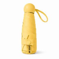 UW UPF 50+ Compact Travel Umbrella | Sun &amp; Rain Protection | 93cm Canopy | Pocket Size 17cm | 173g