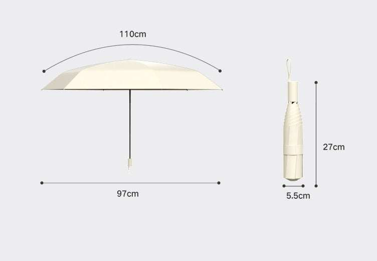 UW UPF 50+ Supermini Travel Umbrella