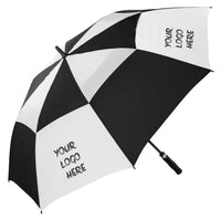 Supervent Auto Golf Umbrella - Printed 1 Colour to 4 Panels - 24pcs