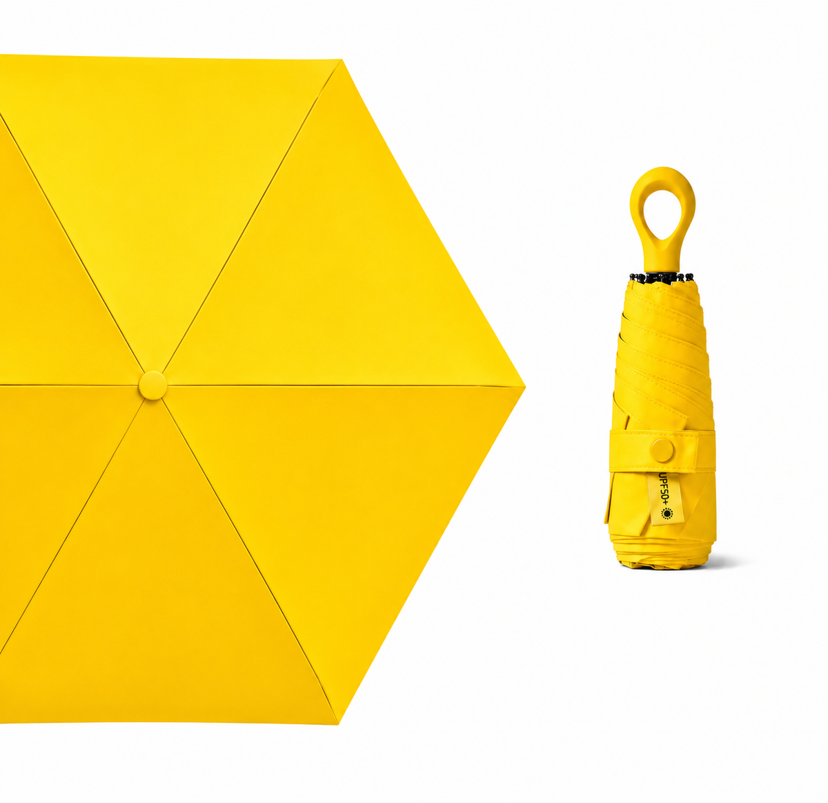 UW UPF 50+ Compact Travel Umbrella - Loop Hook