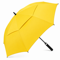 Supervent Fibreglass Auto Vented Windproof Golf Umbrella | 133cm Canopy | EVA Handle