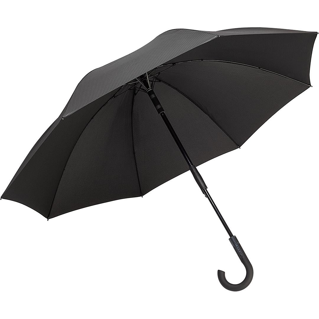 AC FARE Carbon Style Golf Umbrella | Black wS | Auto Open | 125cm Canopy | Custom Print